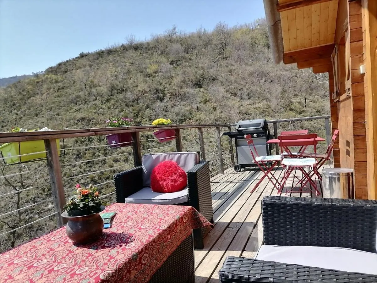 Chalet sur pilotis accès Spa Lucéram