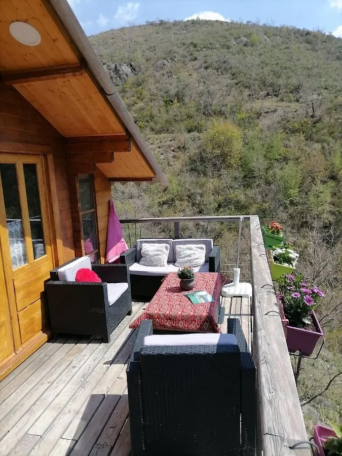 Chalet sur pilotis accès Spa Lucéram France